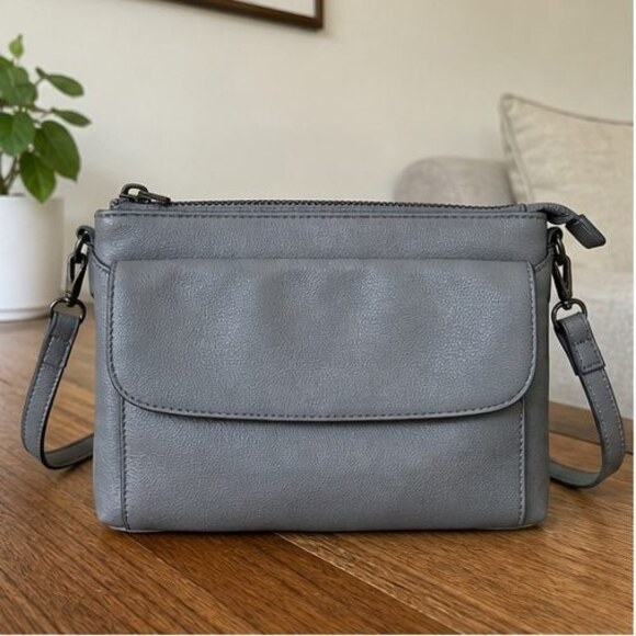 None Handbags - Brown Vegan Leather Bag